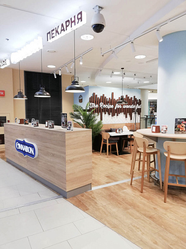 CINNABON, сеть пекарен - освещение рис.8